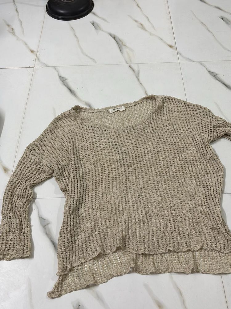 Crochet Knit Top