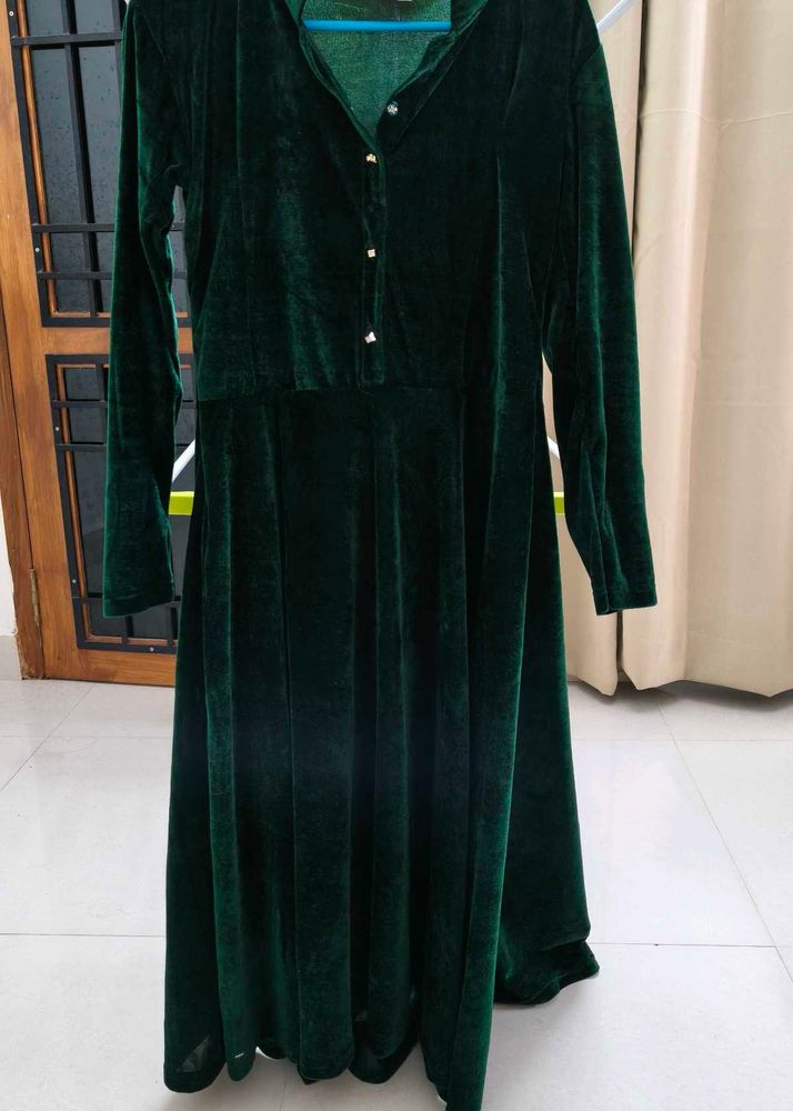 Party Wear Gown ( Velvet)