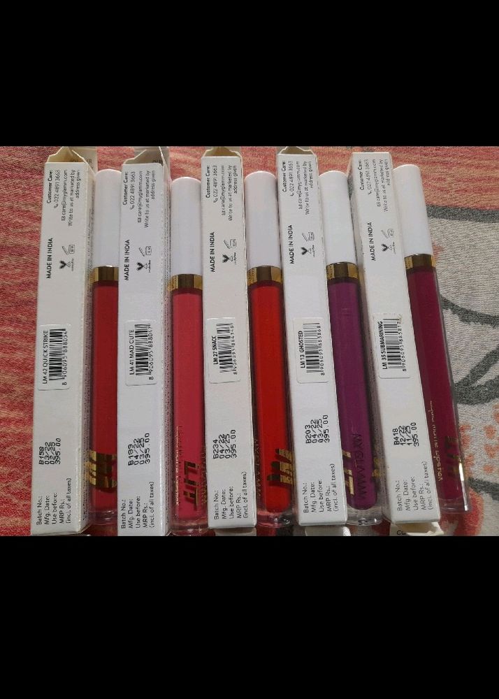 LIFFT Liquid Matte Lipsticks - Set of 6