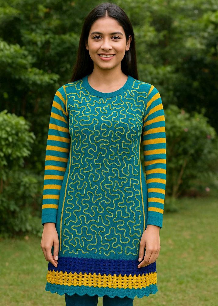 ✨ Stylish Winter Dress ❄️ | Soft &amp; Trendy 💃🧶