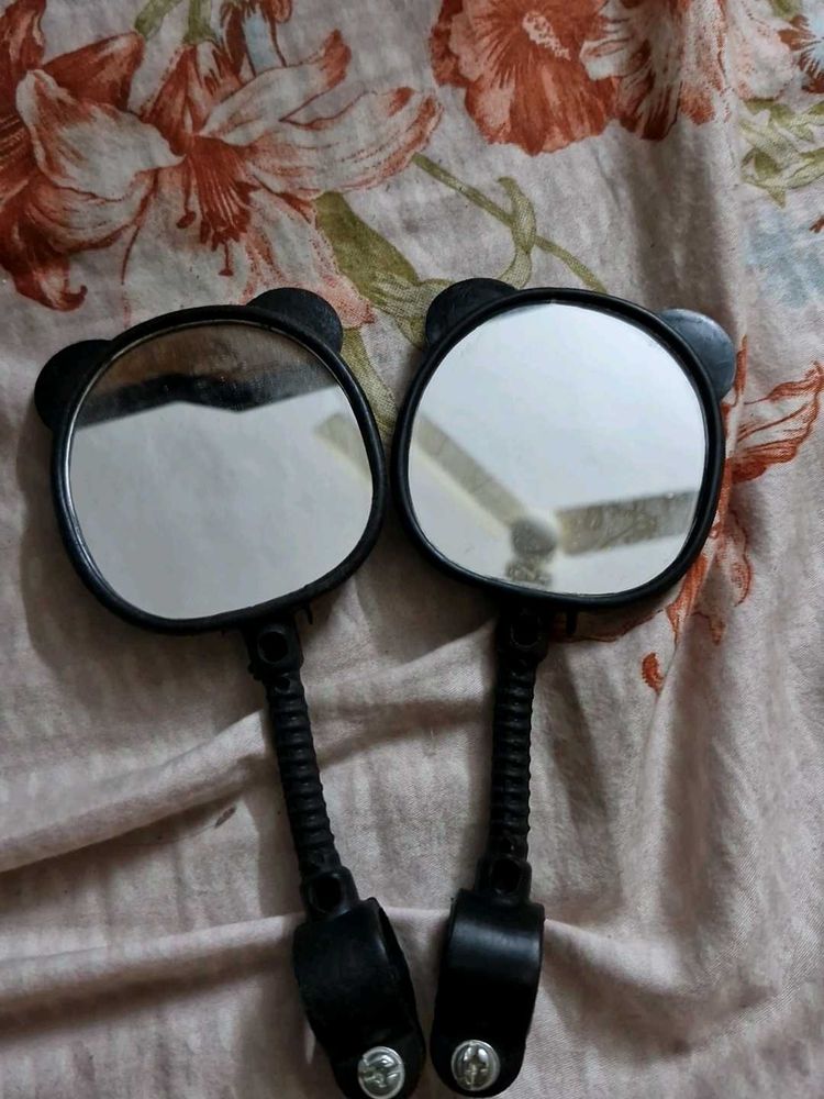 Cute Panda Mirrors (Pair)