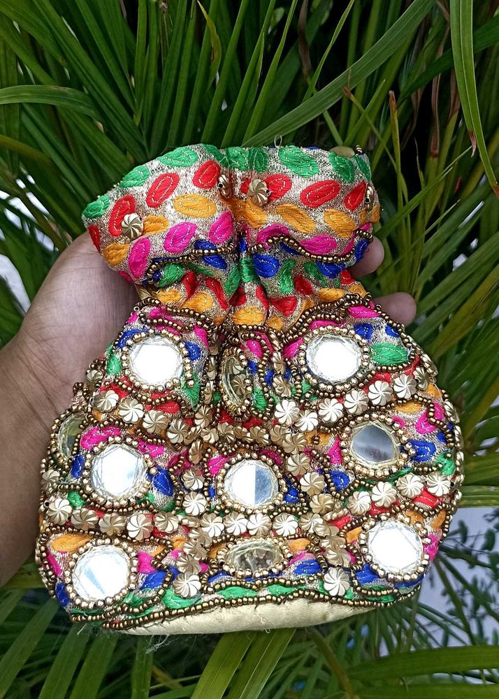Beautiful Embroidered Potli Bag