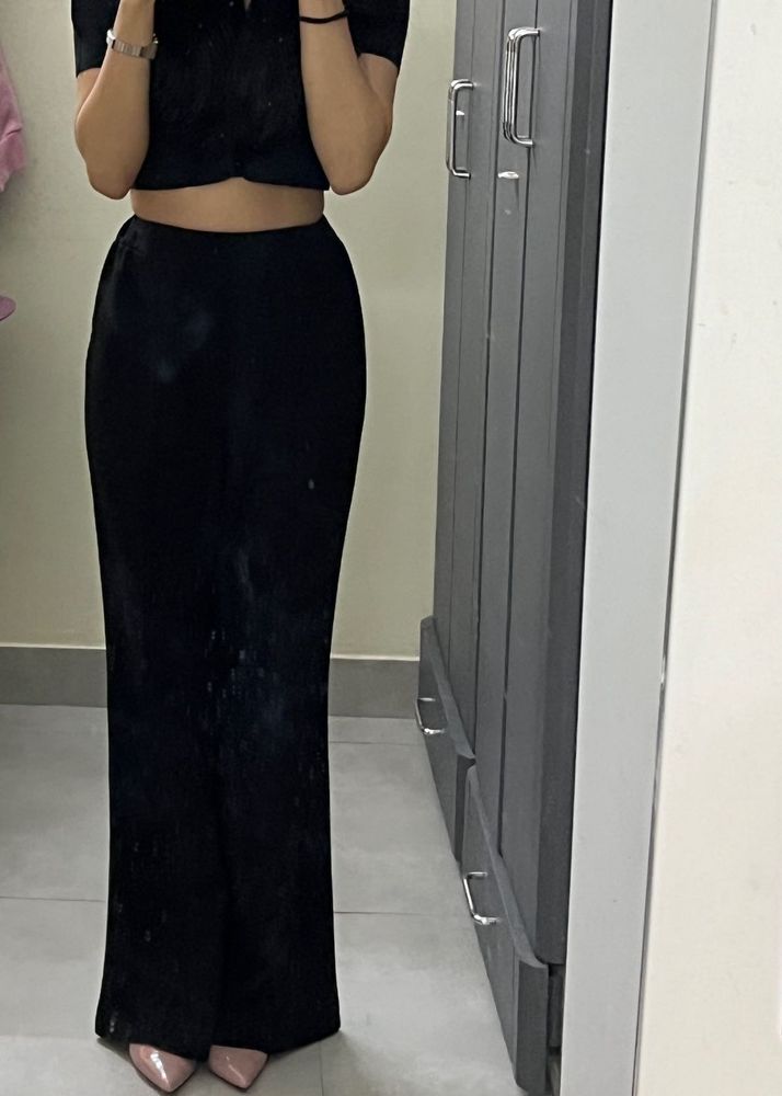 Black Wide Leg Pant