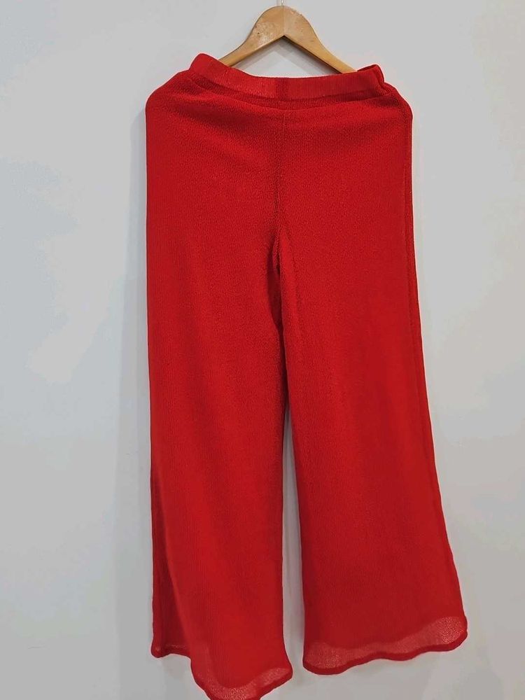 Red Palazzo Pants