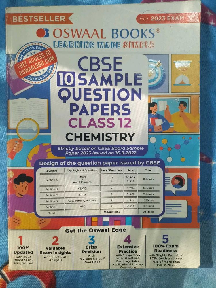 Oswaal Chemistry Sample Paper 2023