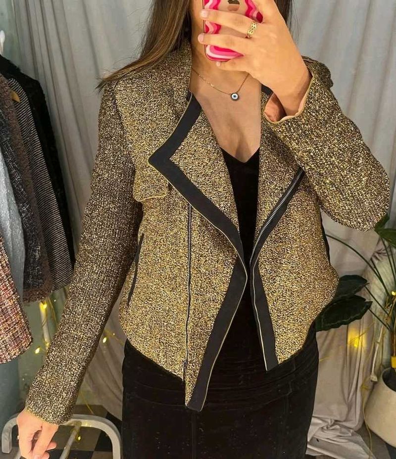 Chic Korean Tweed Jacket - Half Price Sale