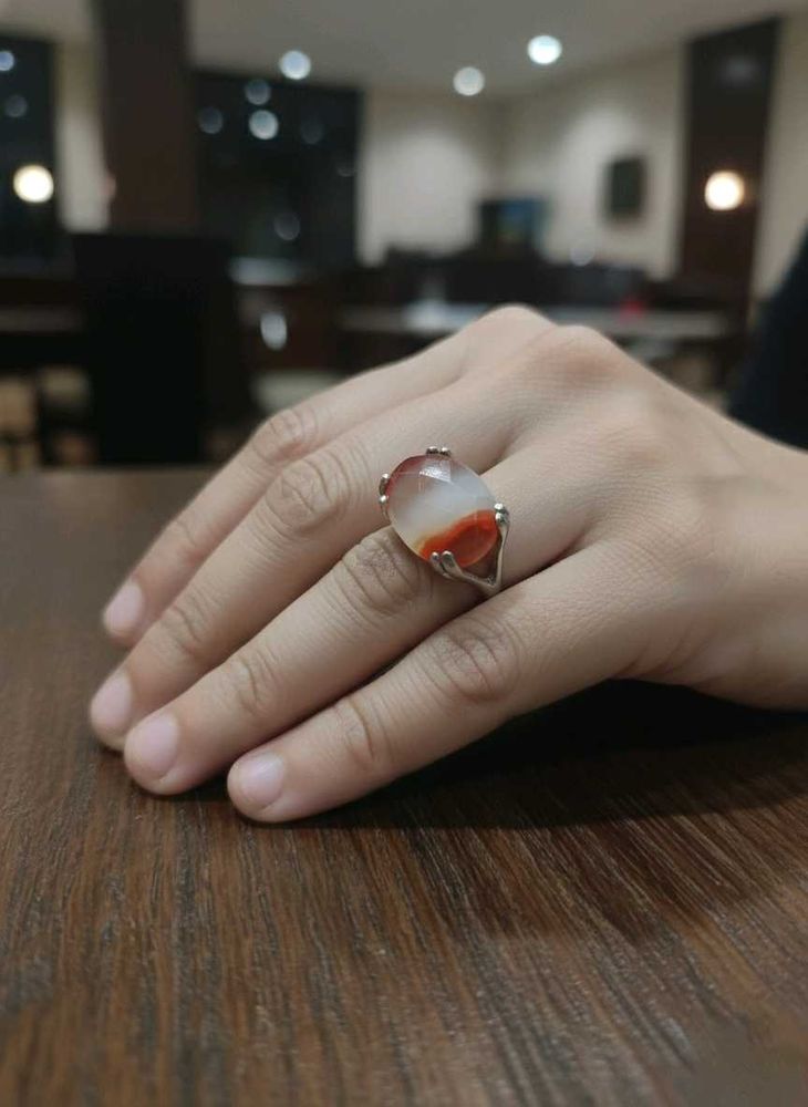 Agate stone Ring