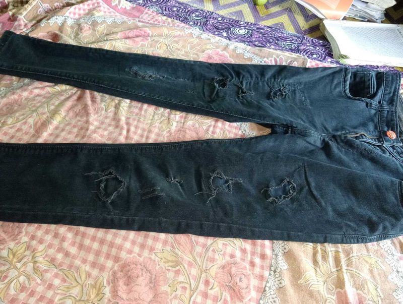 Ripped Black Jeans