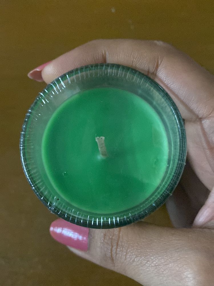 Scented Green Candle