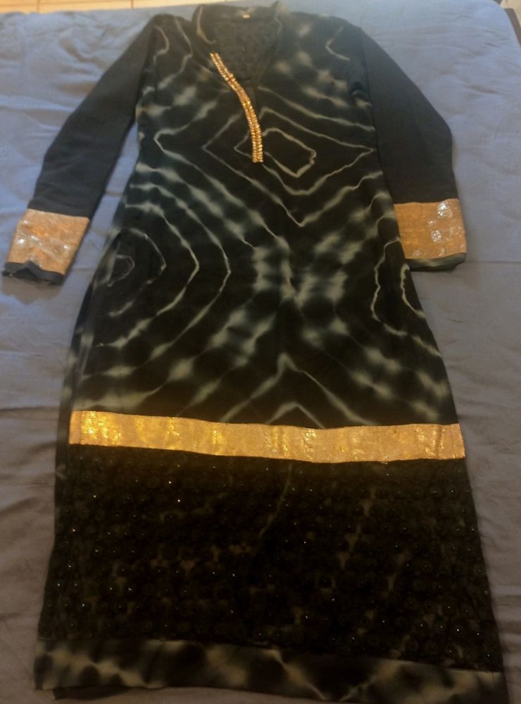 Party Lehriya Kurta