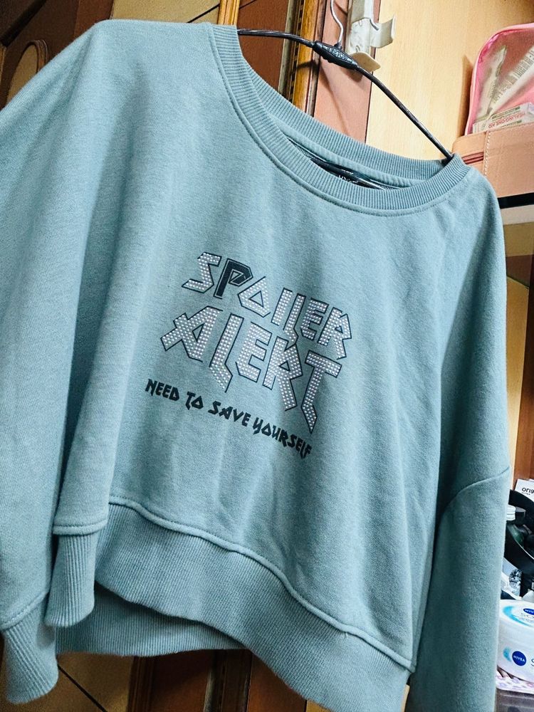 Spoiler Alert Graphic Sweatshirt