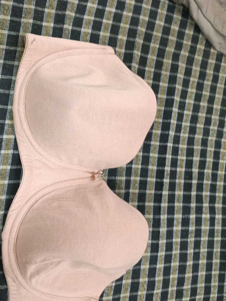 Nude Strapless Bra - Size 34C