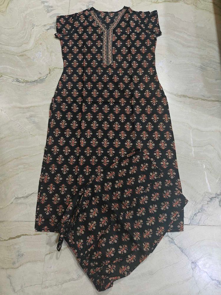 Ajrakh Print Kurta Set