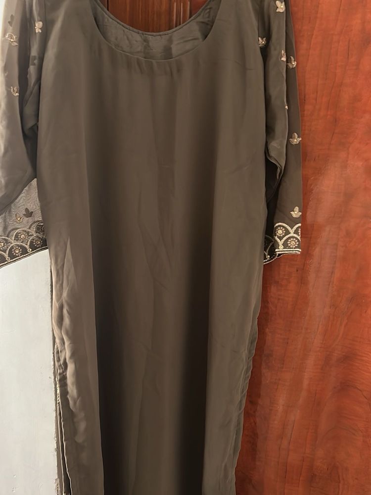 3 piece Kurti plazzo dupatta set!