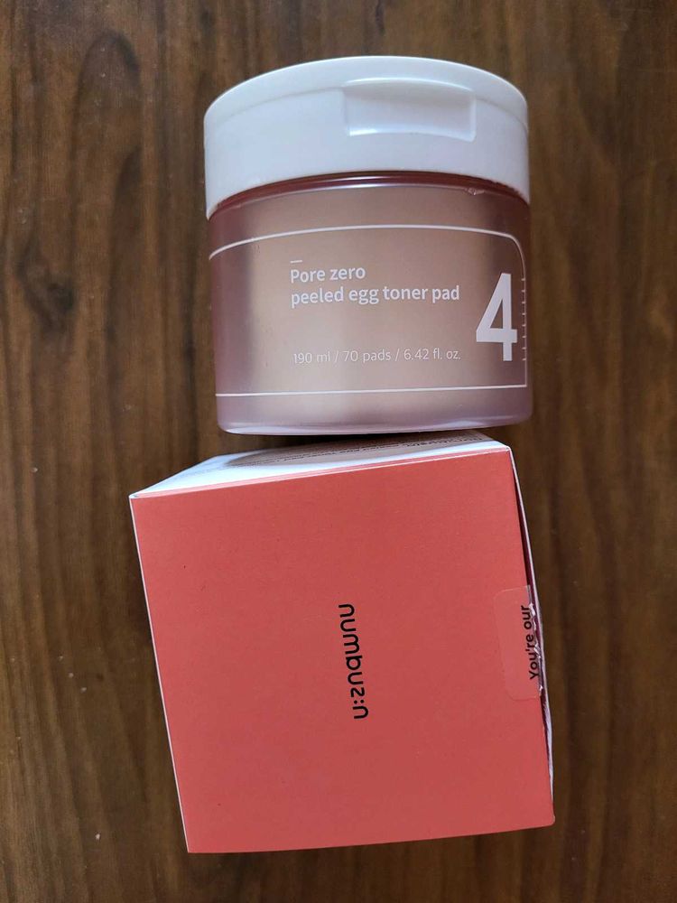 Numbuzin Zero Pore Toner Pads