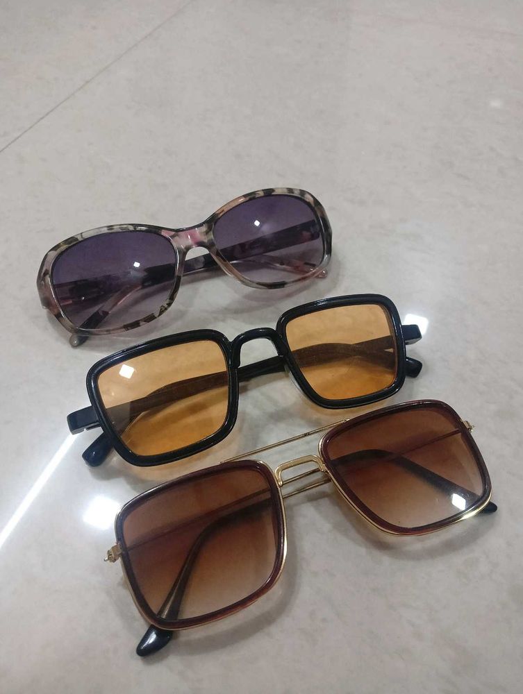 Combo Of 3 Goggles/Sunglasses