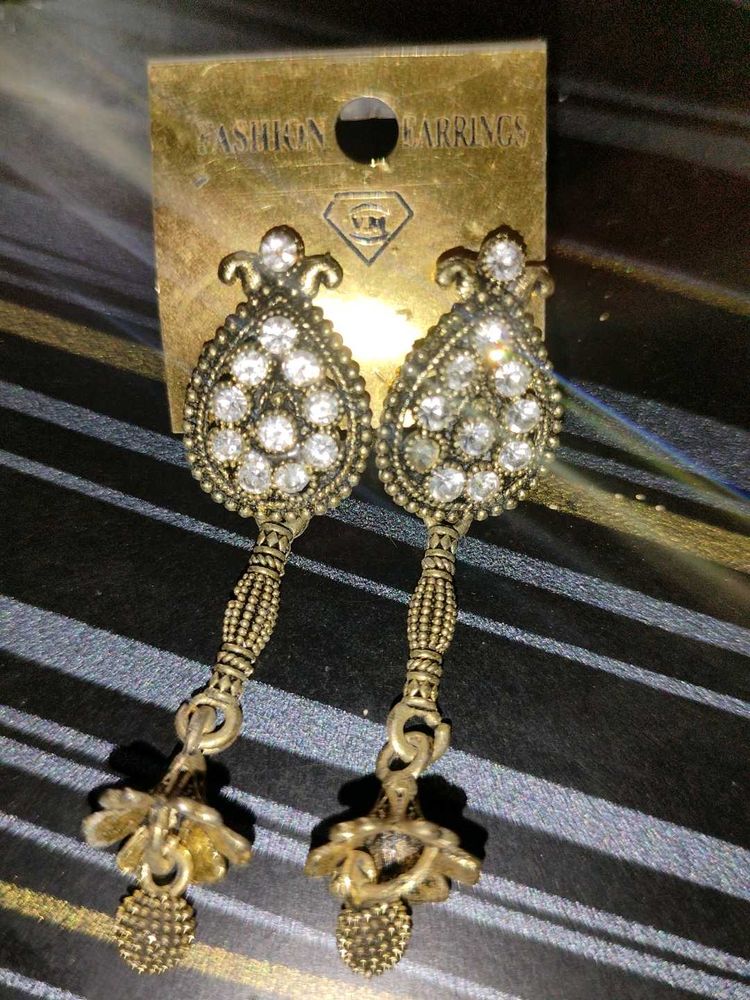 Black Metal Earrings
