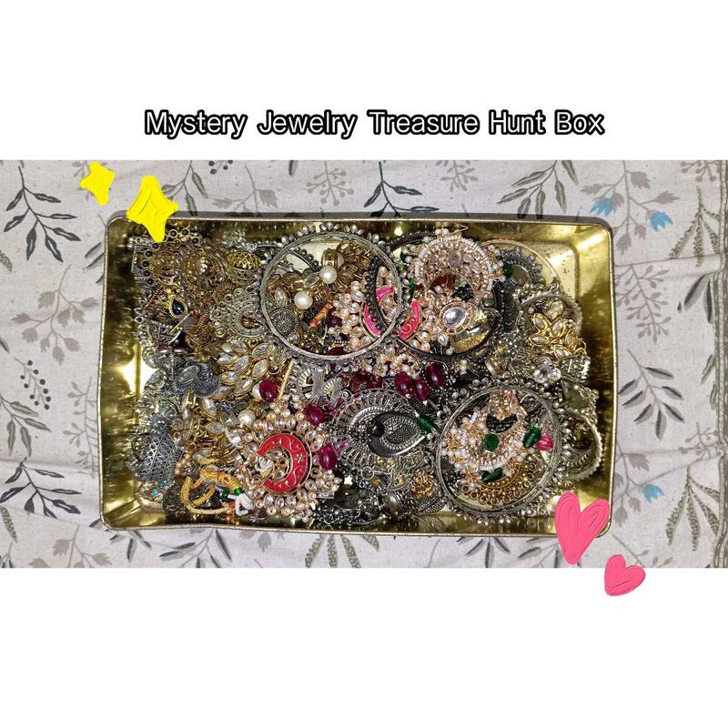 Mystery Jewelry Treasure Hunt Box