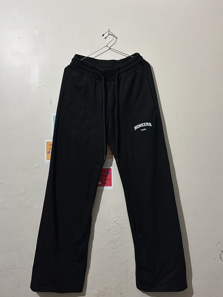 Black Honkers Wide Leg Pants