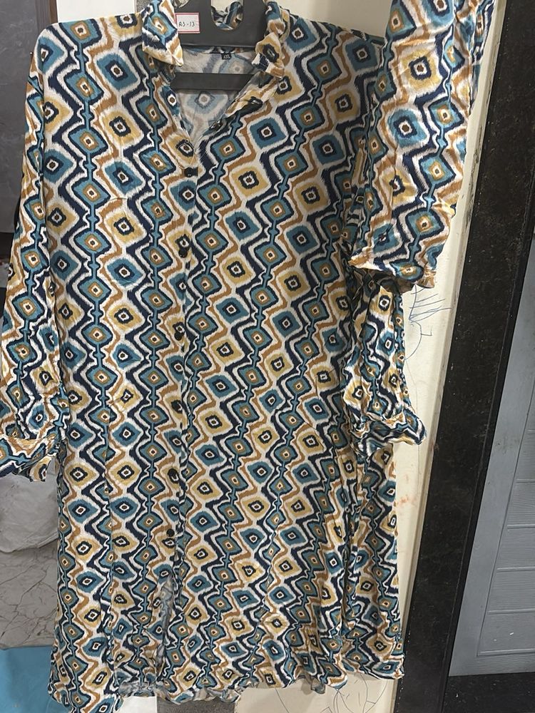 Patterned Casual Tunic