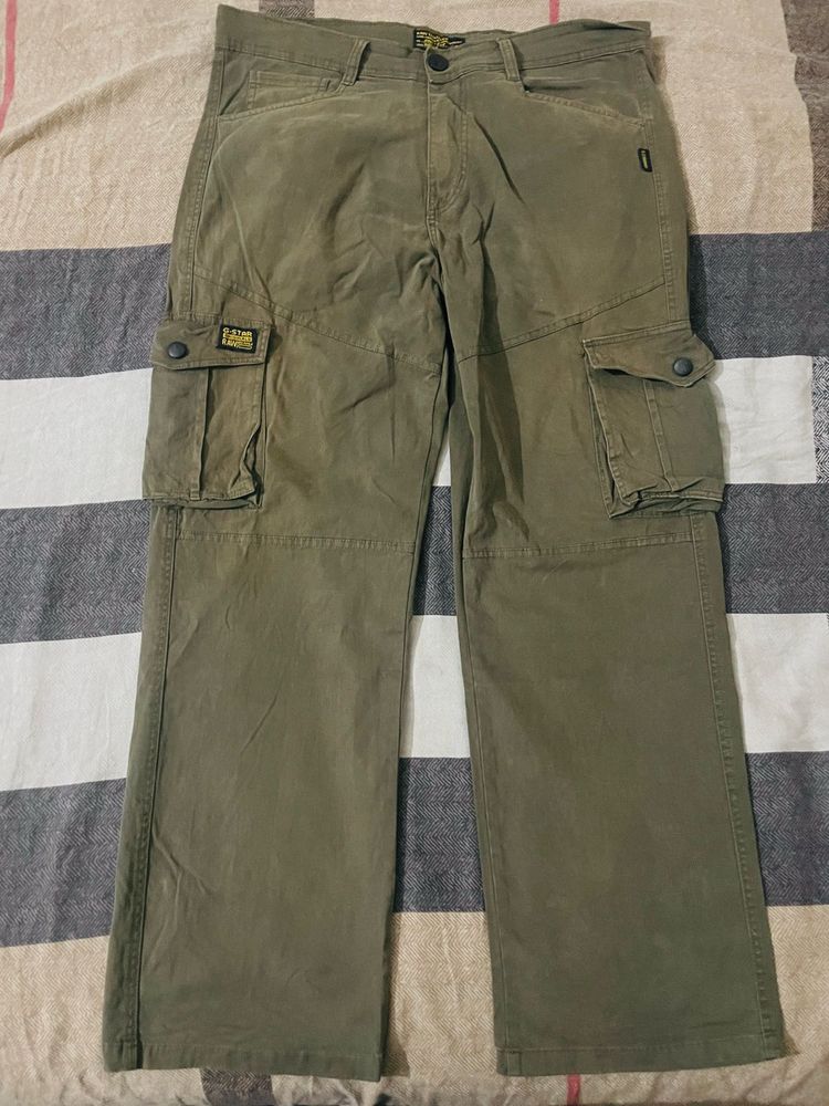 ORIGINAL G-STAR Olive Green Cargo Pants