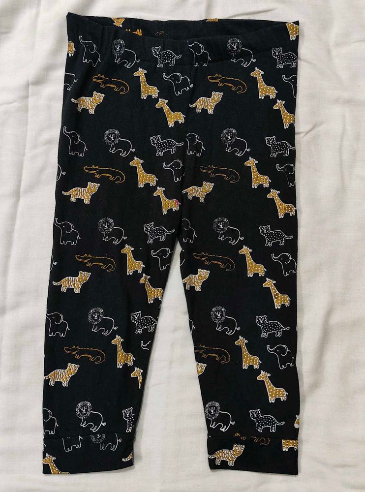 Girls Animal Print Leggings