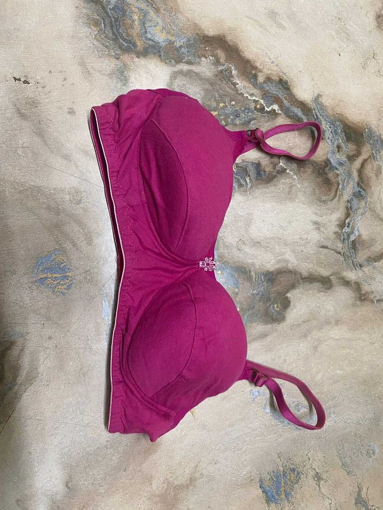 Pink Padded Everyday Bra