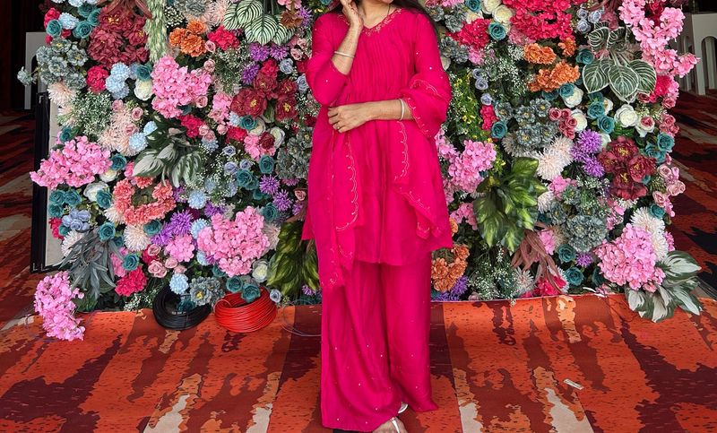 Elegant Pink Kurta Set