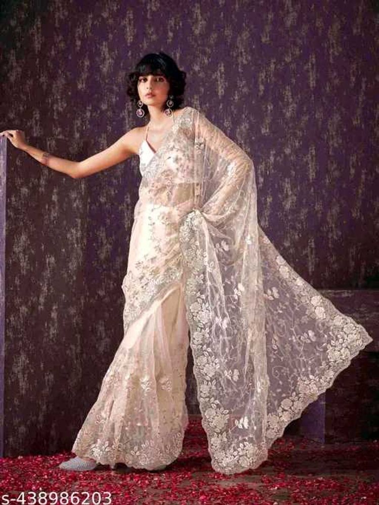Partywear Net Saree 💓