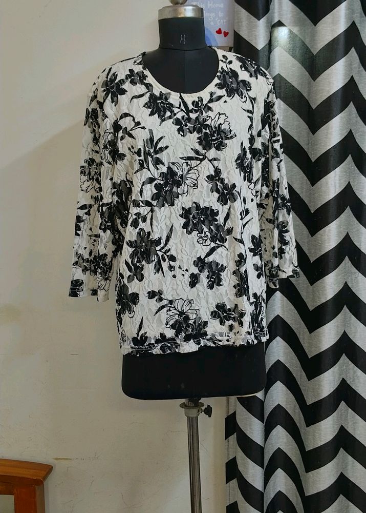 Plus Size Lace Top