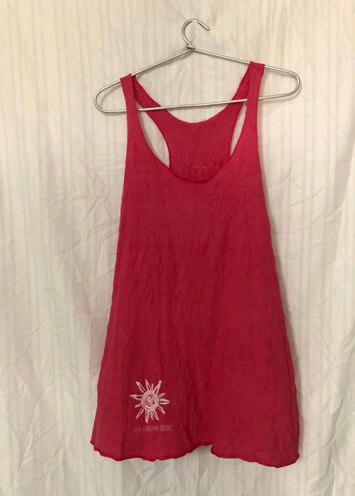 Sleeveless Printed Tank
