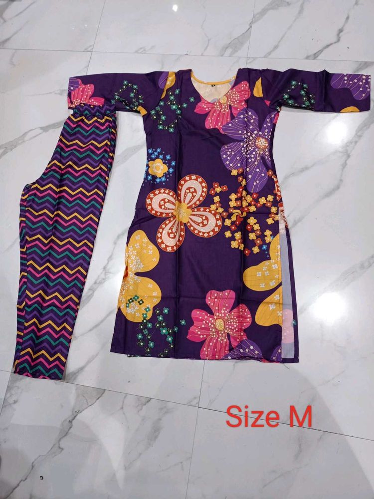 Floral Print Kurta Set