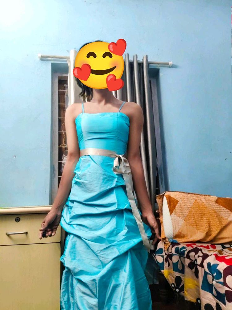 Elegant Teal Midi Dress
