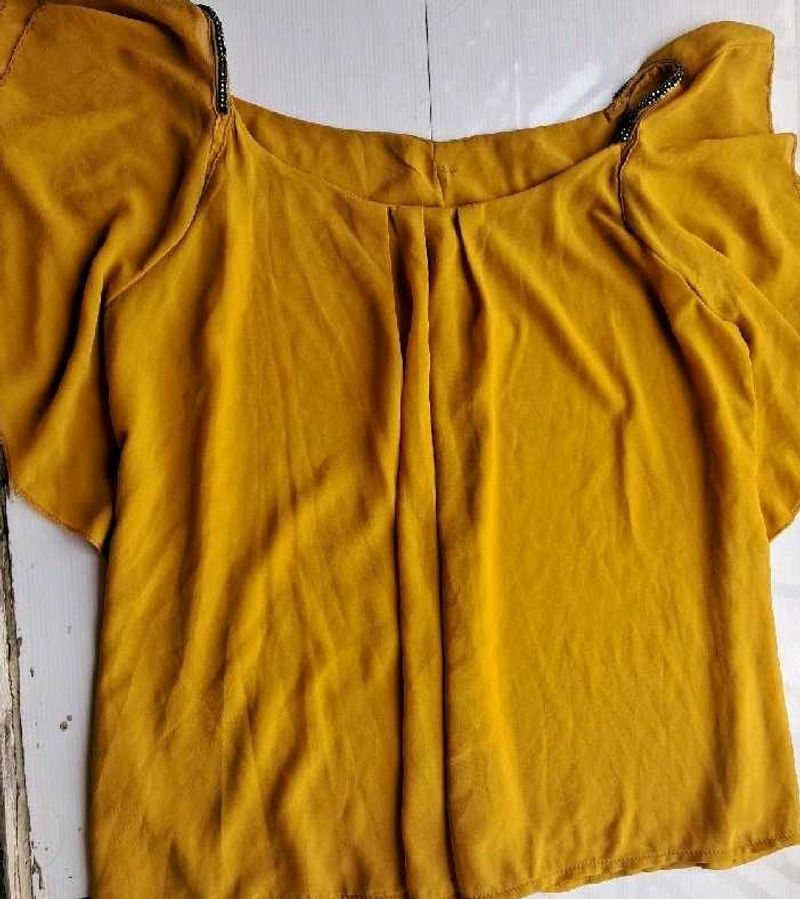 Yellow Branded Top