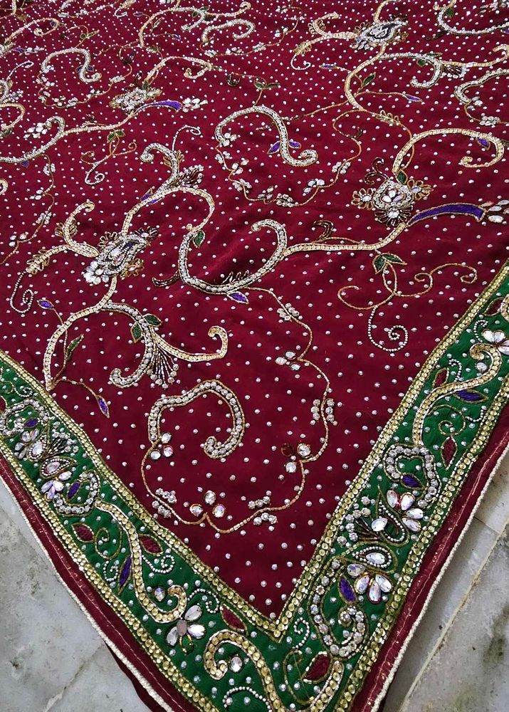 Very Heavy Bridal Saree VeryBeautiful ♥️🎉