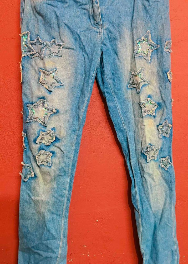Star Patch Jeans