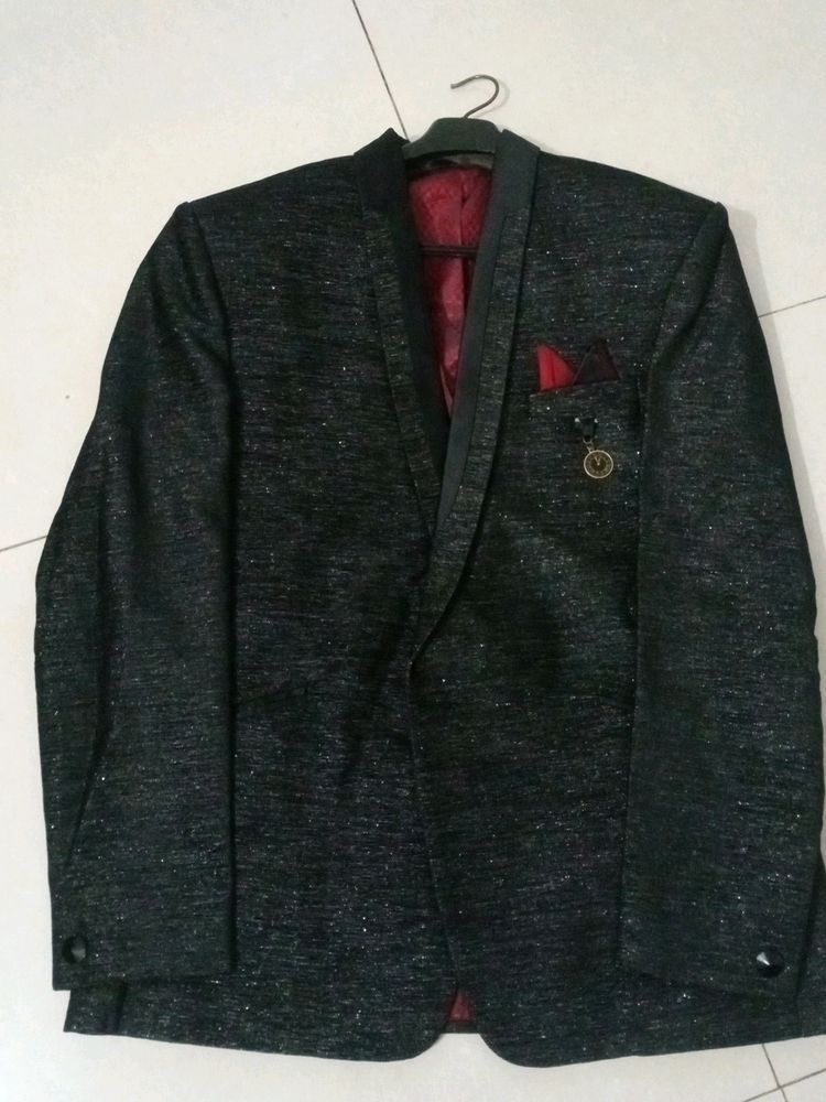 Party And Wedding Wear Black Blazer