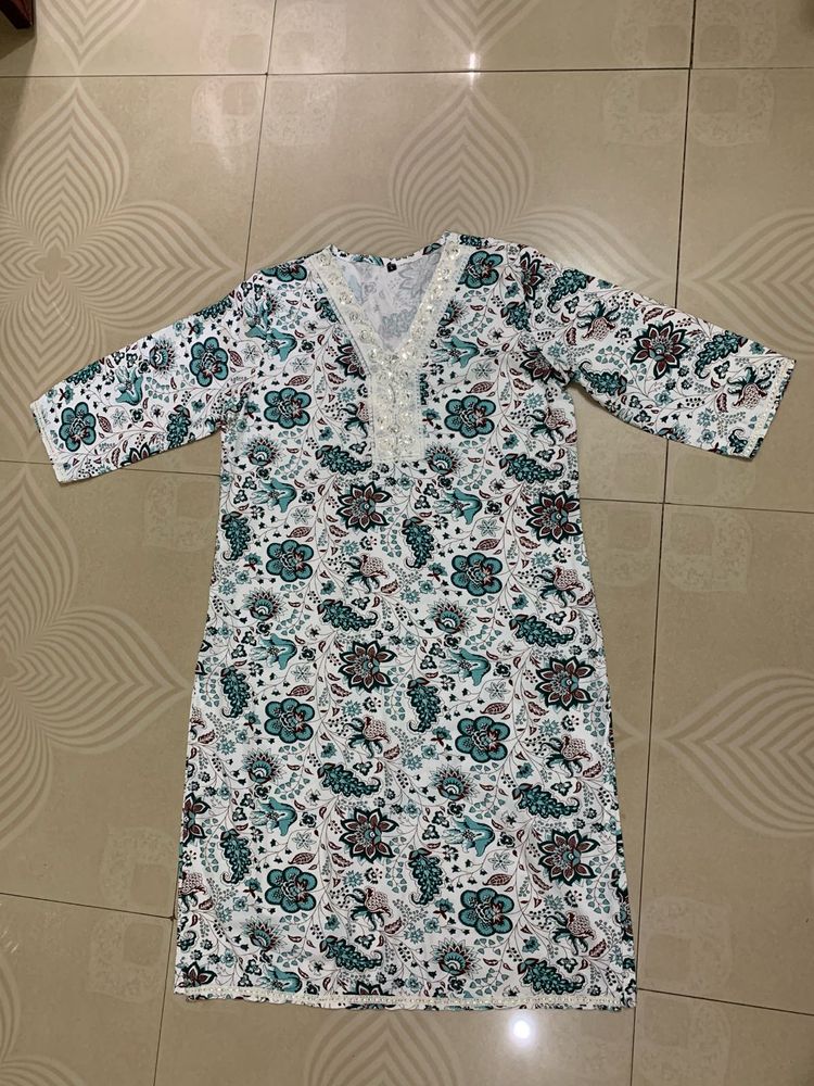 Floral Print Tunic Dress