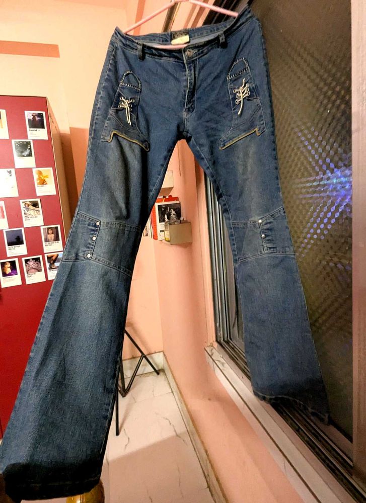 🫰🫰Original Gamo Y2k Flare Jeans🤟🤟