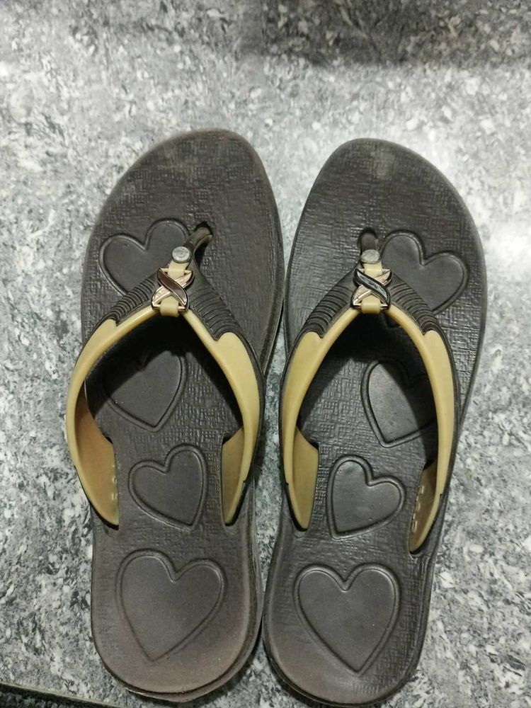 Cute Heart Flip Flops