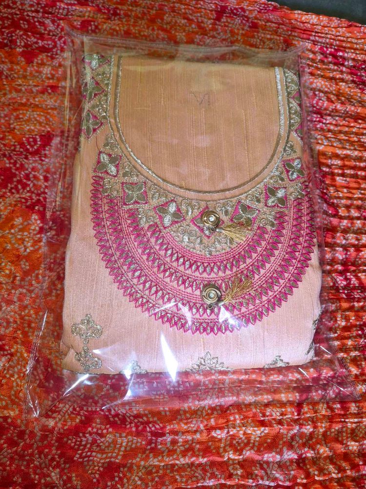 Elegant Peach Indian Salwar Kameez