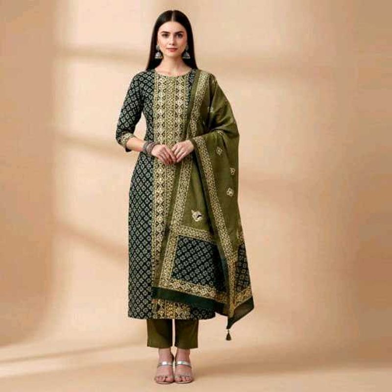 Elegant Printed Kurta Set