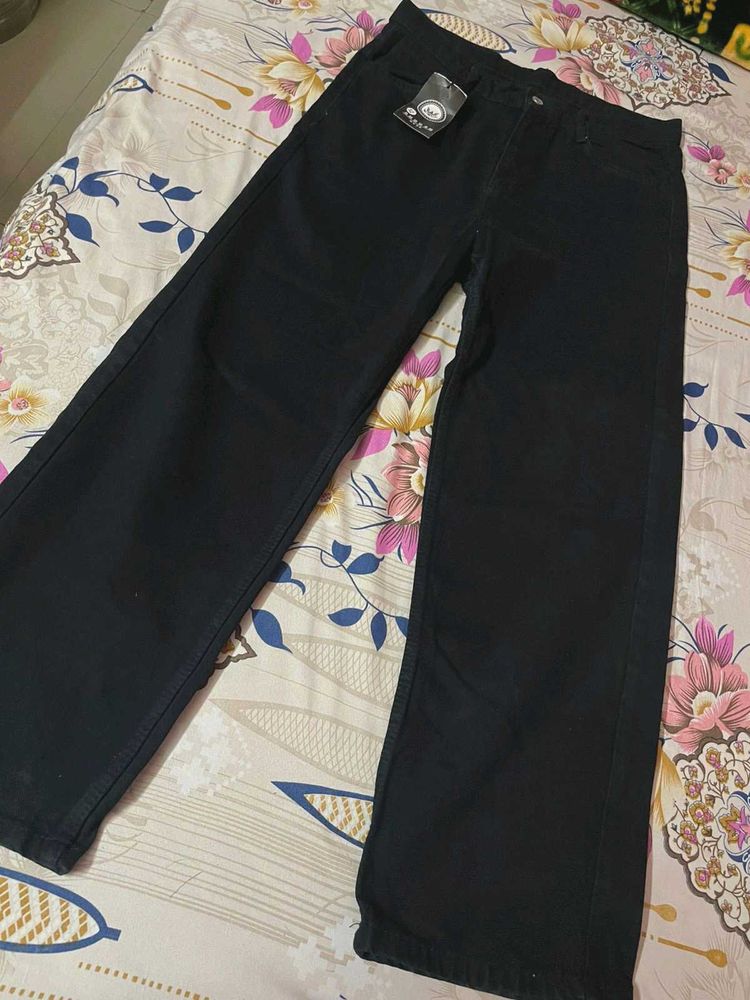 Black Wide Leg Jeans