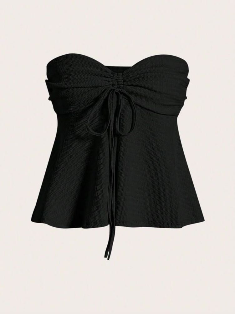 Tokyo Talkies Tube Top Drawstring