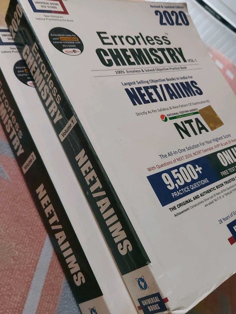 Errorless Chemistry Vol 1 And 2