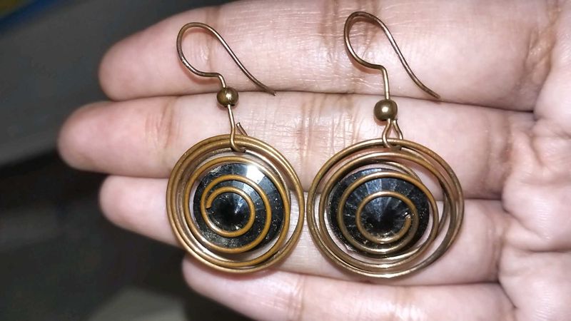 Spiral Drop Earrings