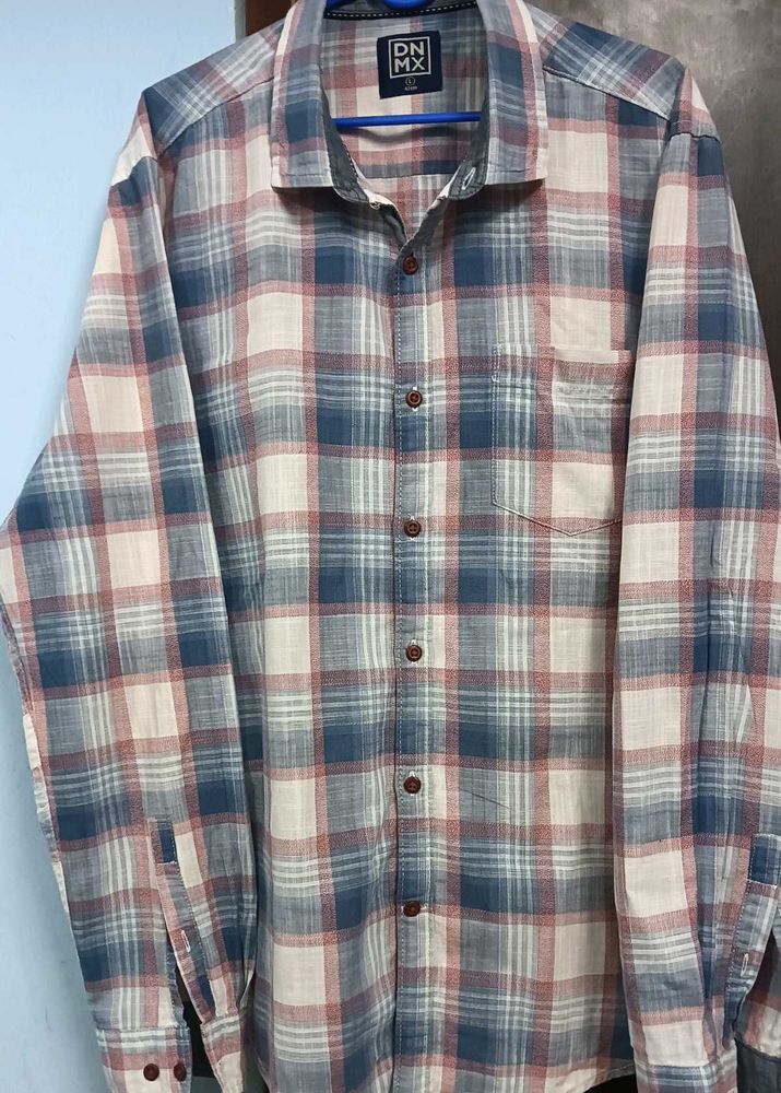 DNMX Plaid Casual Shirt