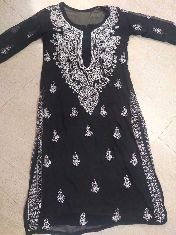 Elegant Black Kurti