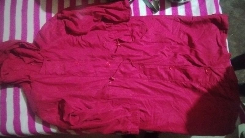 Cap Coat Red Blazer Women