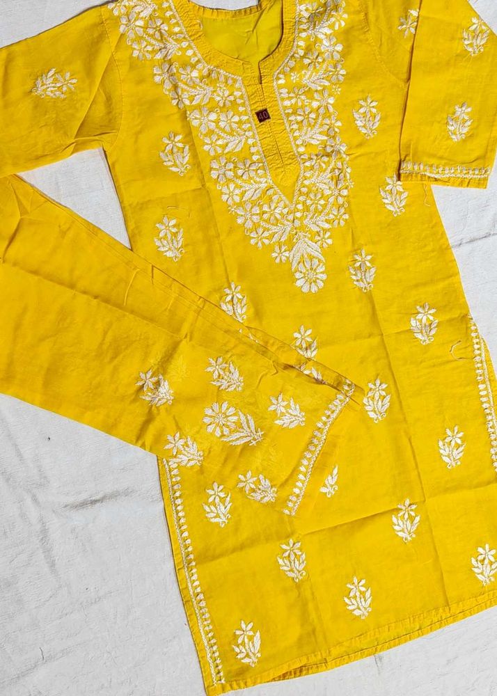 Pure Lakhnawi Kurti Set